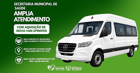 Imagem - Secretaria Municipal de Saúde amplia atendimento com aquisição de nova Van Sprinter.