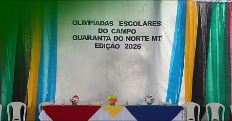 Imagem - Olimpíadas escolares do campo Guarantã do Norte edição 2026